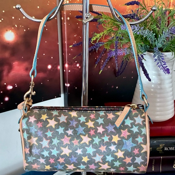 Dooney & Bourke Multicolor Star Handbag - Picture 2 of 12
